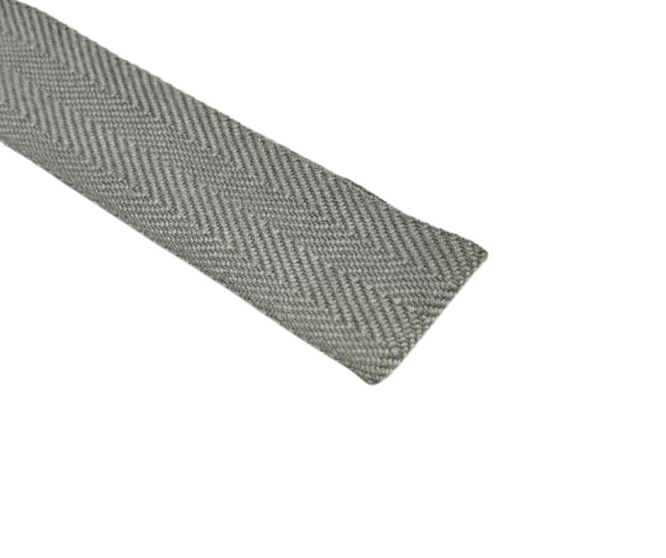 tali webbing motif warna abu abu