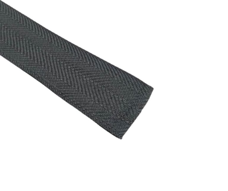 tali webbing motif warna hitam