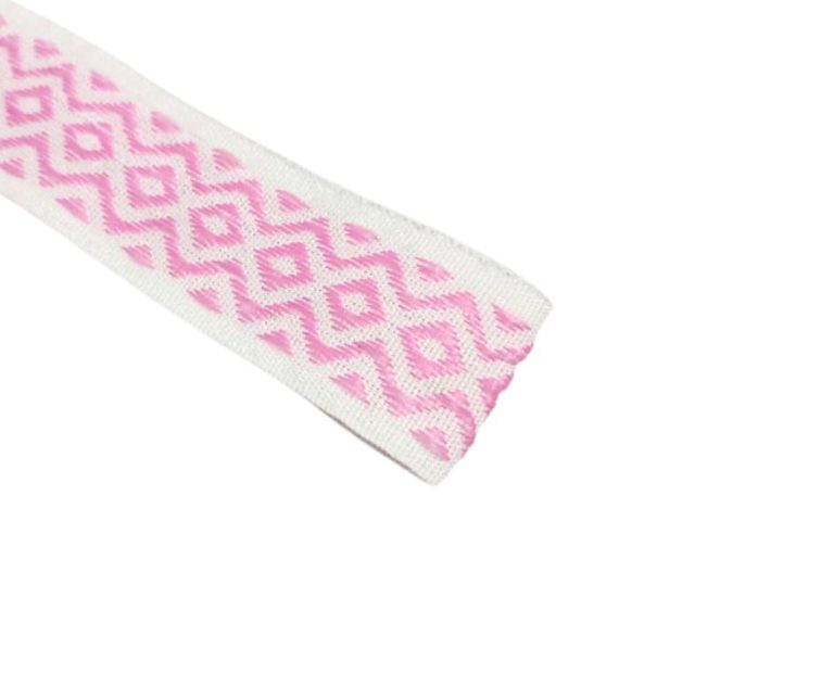 tali webbing motif warna garis pink